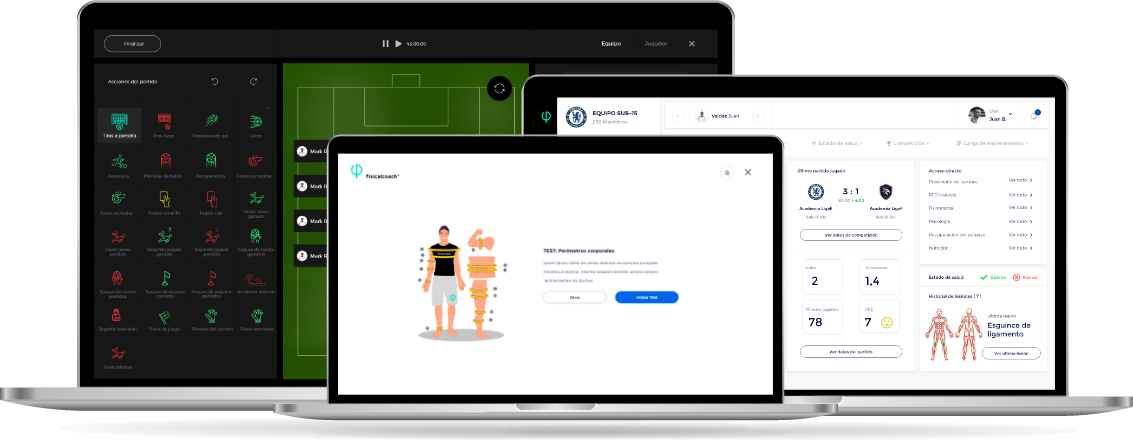 Secciones Fisicalcoach