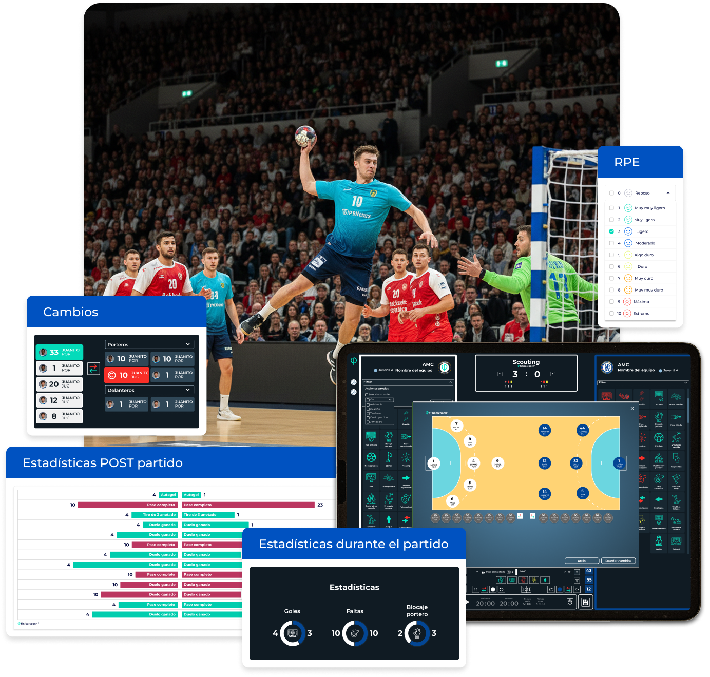Balonmano Scouting y Competición