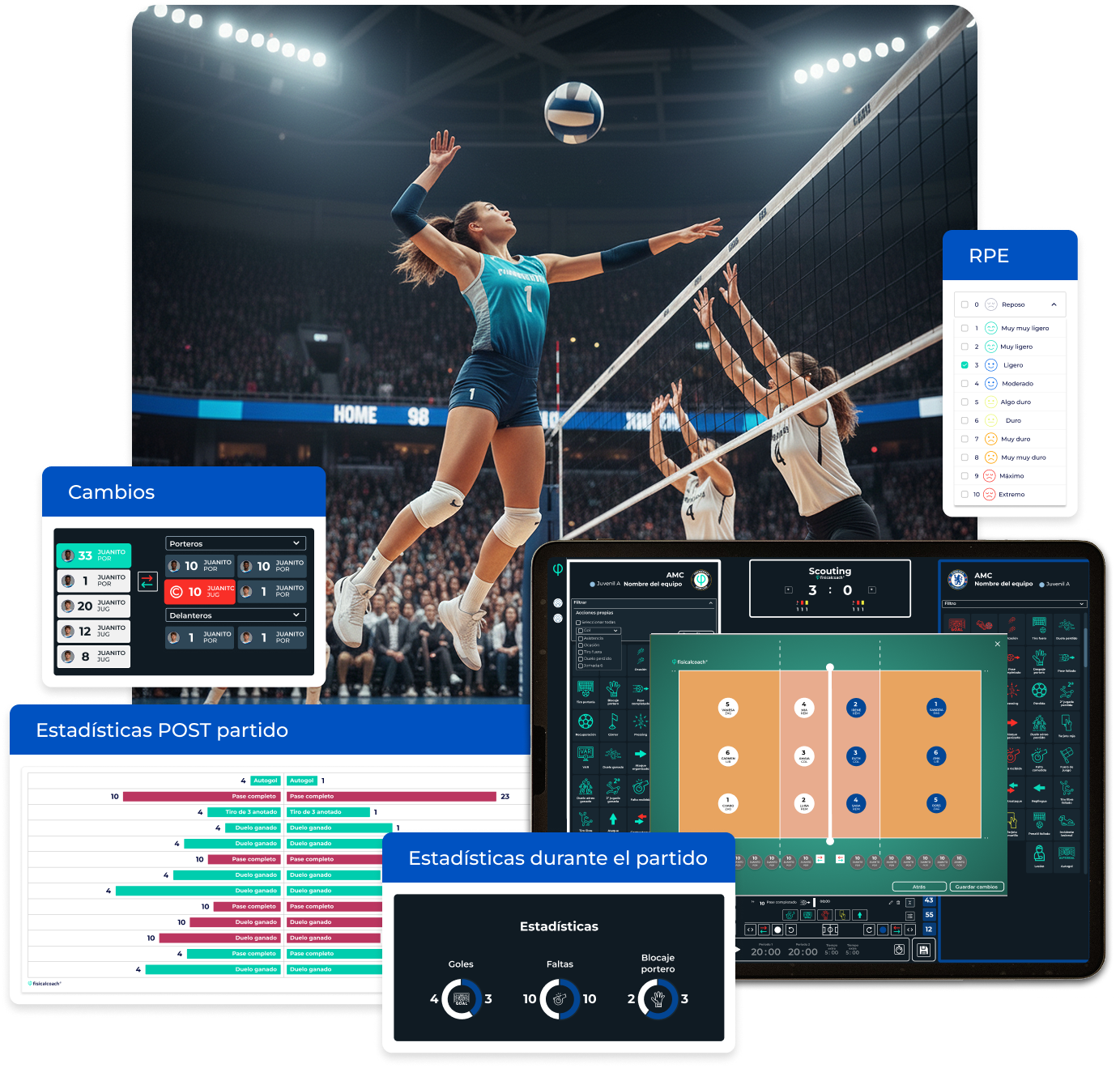Voleibol Scouting y Competición