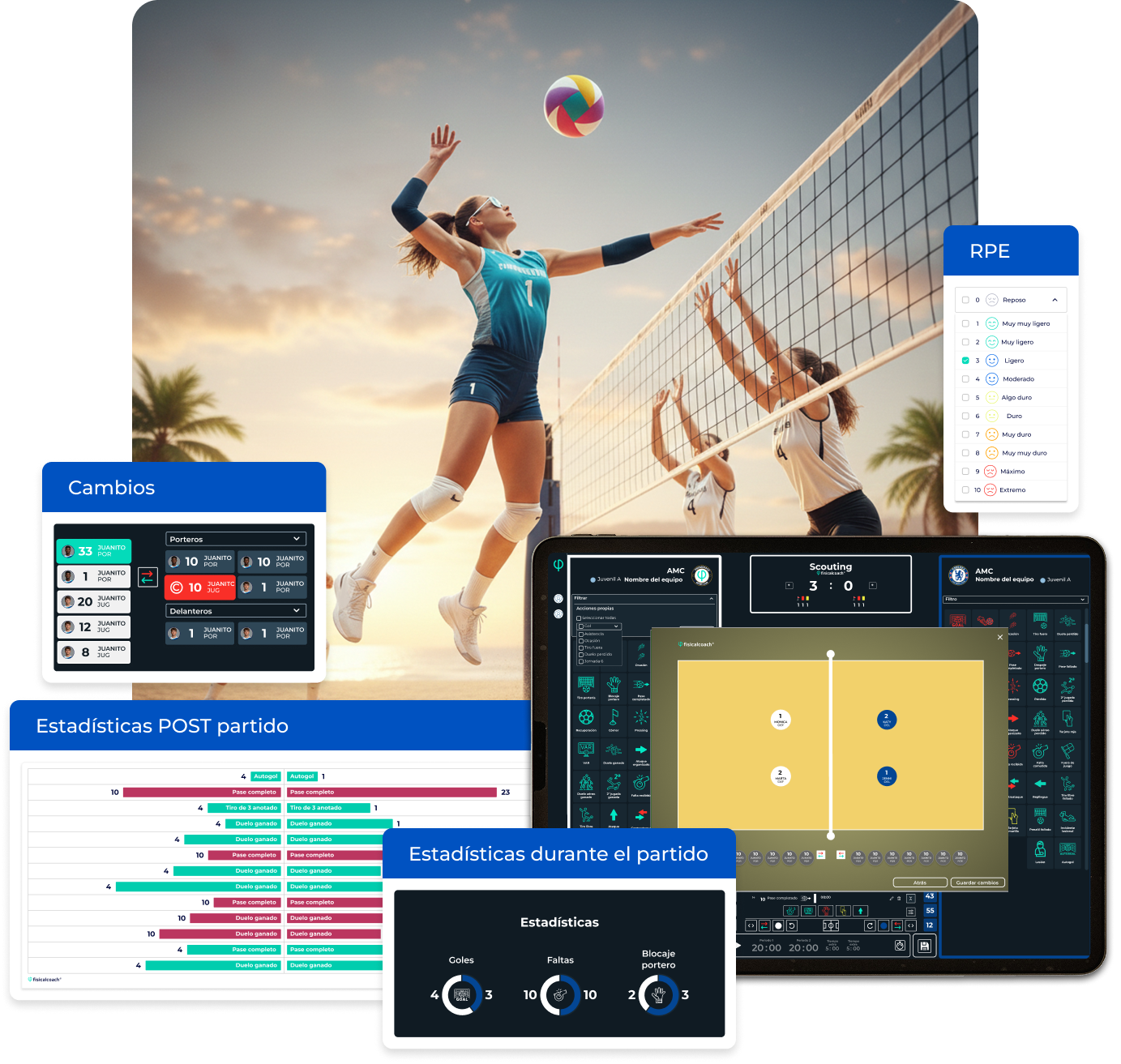 Voley playa Scouting y Competición